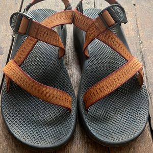Men’s Chacos orange size 14
